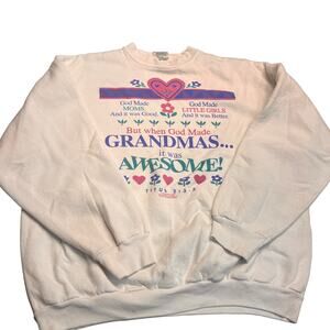 VTG 80's Grandma is Awesome Sweatshirt XL